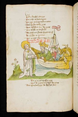 Der König nimmt Abschied von St. Peter