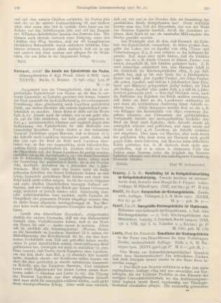 330-337 [Rezension] Heussi, Karl, Kompendium der Kirchengeschichte. 2., verb. Aufl