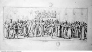 Moerner, Hjalmar: Il Carnevale di Roma, Rom 1820, Bl 19: Il Festino