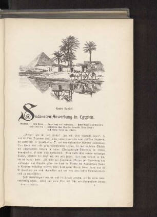Erstes Kapitel. Sudanesen-Anwerbung in Egypten.