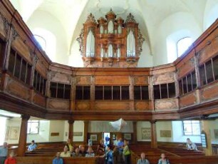 Quedlinburg - Blasiikirche innen : Innenansicht der barocken Blasiikirche. Aufgenommen in Quedlinburg am 9. September 2012