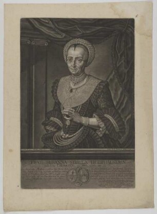 Bildnis der Susanna Sibilla Holzhauserin