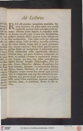 Ad Lectores