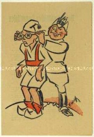 Flugschrift der Vereinigten SPD gegen Antisemitismus anlässlich der bevorstehenden Reichstagswahl am 4. Mai 1924