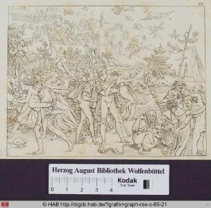 Faust und Mephisto im Harzgebirge bei der Walpurgisnacht.