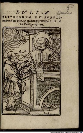Bvlla Ieivniorum, Et Svpplicationum pro pace, et gratiarum proinde a S. D. N. plenißime concessarum