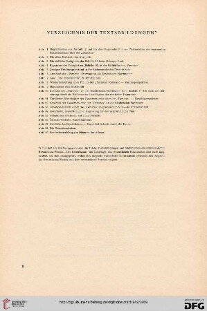 Verzeichnis der Textabbildungen