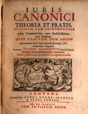 Iuris canonici theoria et praxis