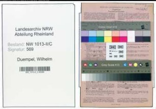 Entnazifizierung Wilhelm Duempel , geb. 04.05.1906 (Schmied)