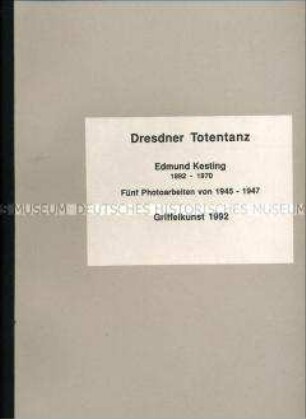 Fotomappe "Dresdner Totentanz", Mappe