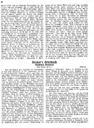 Anskar's Gebetbuch : Pigmenta Anskarii