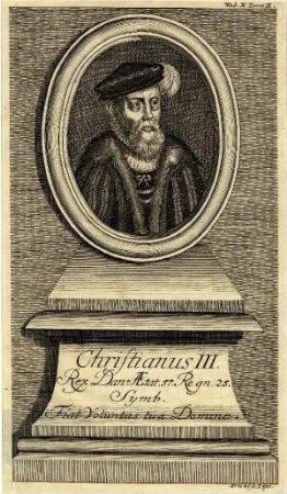 Bildnis von Christian III (1503-1559), König von Dänemark