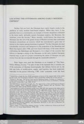 Locating The Ottomans Among Early Modern Empires