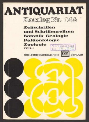 Nr. 146: Zeitschriften und Schriftenreihen