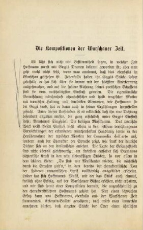 Die Kompositionen der Warschauer Zeit