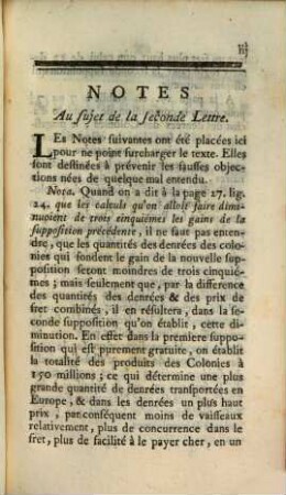 Lettres D'Un Citoyen : Sur la Permission de Commercer dans les Colonies, annoncée pour les Puissances Neutres, 2
