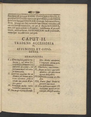 Caput II. Tradens Accessoria In Affinibus Et Oppositis