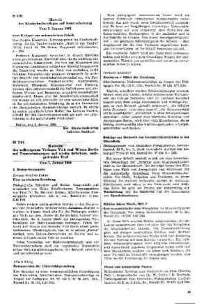 Hinweise des volkseigenen Verlages Volk und Wissen Berlin auf Neuerscheinungen und wieder lieferbare, nachgedruckte Titel : 7/61 Vom 5. Januar 1961 ; [Mitteilungen]