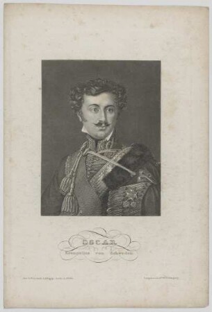 Bildnis des Oscar, Kronprinz von Schweden