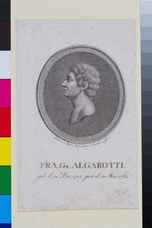 Porträt Francesco Algarotti
