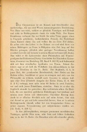 Die XII. Rede des Dion Chrysostomos