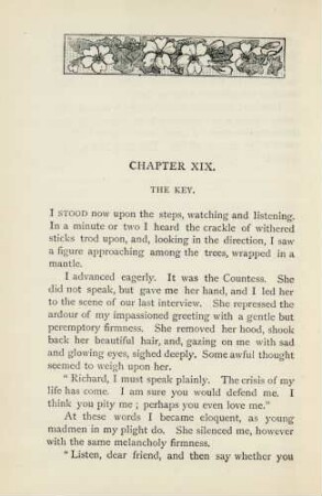 Chapter XIX. The key