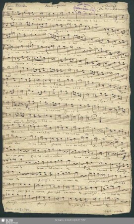 Masses - Mus.1-E-774a : V (4), Coro maschile - C