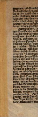 Copia eines Schreibens auß Constantinopel ... was vor ... erschröckliche Gesicht und Geschicht ... geschehen