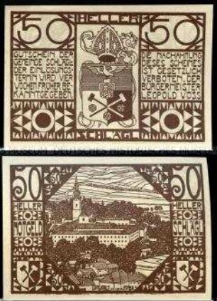 Schlägl, Oberösterreich 50 Heller