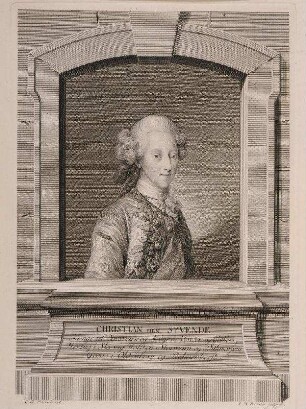 Bildnis von Christian VII. (1749-1808), König von Dänemark
