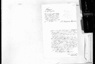 Stellen und Personal sowie Miszellen (1850-1899)
