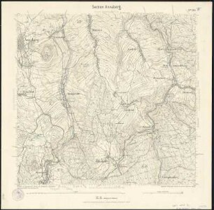 Äquidistantenkarte 139 : Section Annaberg, 1912 : Section Annaberg. - 1:25000. - Leipzig: Giesecke & Devrient, 1912. - 1 Kt.