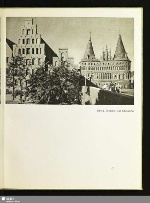 Lübeck, Holstentor und Salzspeicher