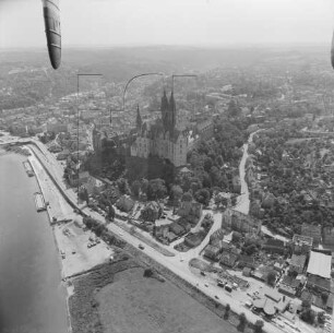 Domberg Meißen : Blickrichtung Süden zur Altstadt