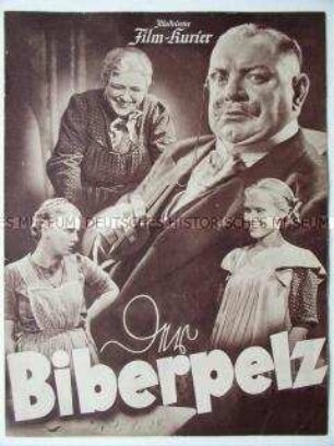 Filmzeitschrift zu dem deutschen Spielfilm "Der Biberpelz"