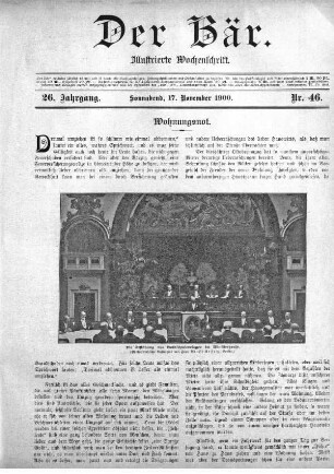 Sonnabend, 17. November 1900 Nr, 46