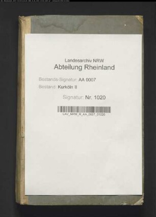 Verhandlungen des Landtags 1763 November-1764 Januar zu Bonn (mit Verzeichnis der Einberufenen); Verzeichnis von Gebrechen im Polizeiwesen der Stadt Bonn