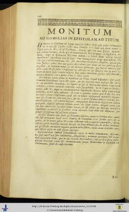 In epistolam ad Titum homiliae VI.