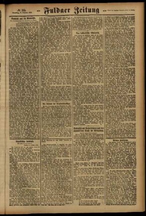 Zweite Ausgabe vom Samstag, den 08. Oktober 1921.