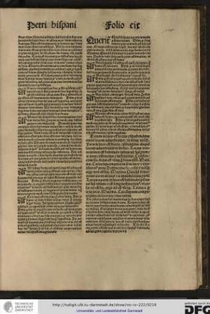 Hic consequenter Petrus Hyspanus determinat de loco a toto in loco et primo diffinit totum dicens...