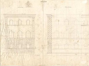 Gärtner, Friedrich von; München, Ludwigstr.; Staatsbibliothek - Ansichten