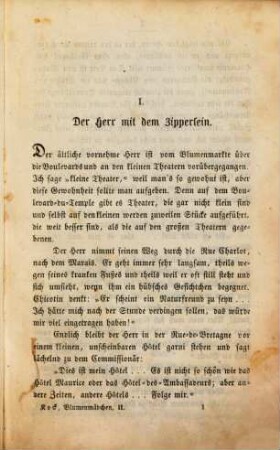 Das Blumenmädchen von Paris : Von Ch. Paul de Kock. Übersetzt von G. F. W. Rödiger, 2