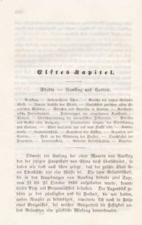 Elftes Kapitel. Städte - Nanking und Canton