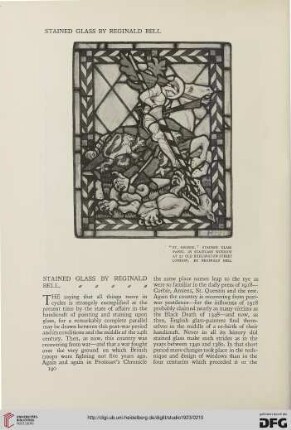 85: Stained glass by Reginald Bell