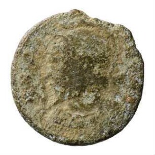 Münze, Follis, Aes 4, 332 - 333 n. Chr.