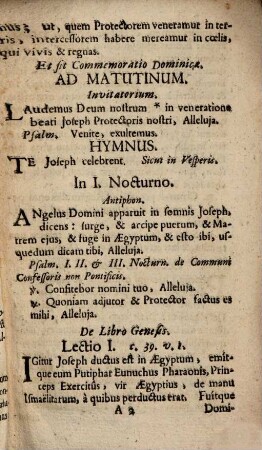 Dominica tertia post pascha, festum patrocinii S. Josephi Duplex minus