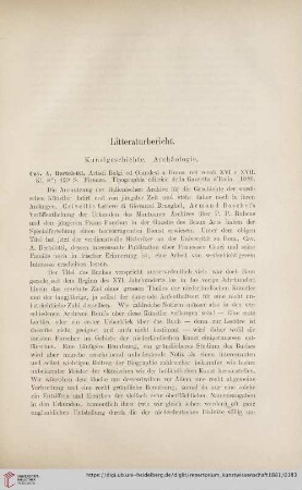 Litteraturbericht