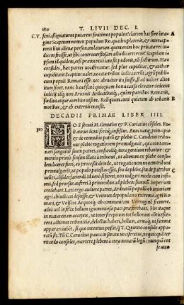 Decadis Primae Liber IIII.