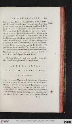 (Lettre CLXXI - CLXXX)