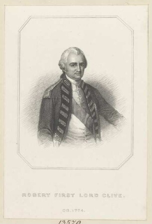 Bildnis des Robert Clive